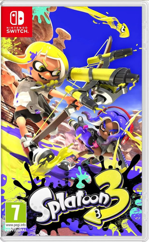 Splatoon 3 Juego Físico Nintendo Switch Caja Abierta