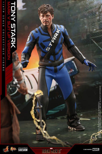 Hot Toys 1:6 De Escala Tony Stark (mark V Suit Up)