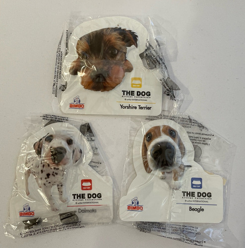 3 Coleccionables Bimbo Half Cup Artlist Collection The Dog (Usado)