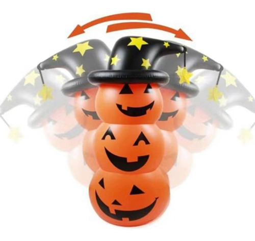 Ls Disfraz De Calabaza Inflable De Halloween Fuera De La