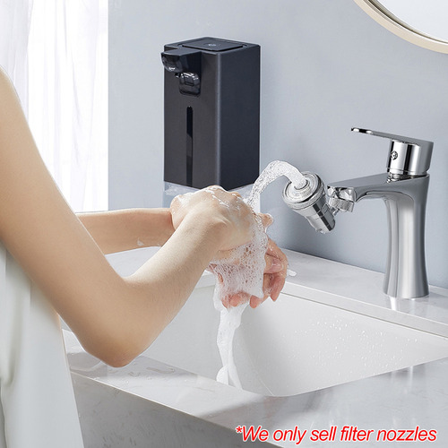 Grifo De Baño Con Boquilla Para Cocina, 720°, Giratorio Univ