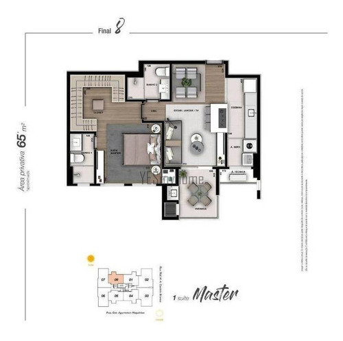 Apartamento À Venda, 65 M² Por R$ 560.000,00 - Cristo Rei - Curitiba/pr - Ap2334
