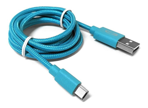 Cabo Usb-micro Usb 1m Cb-m11bl Azul C3plus