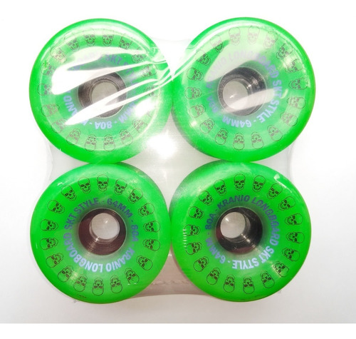 Roda Skate Longboard Kranio 64mm 80a Verde