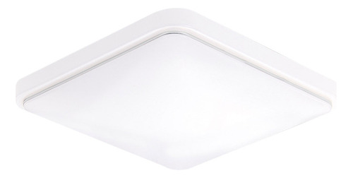 Lámpara Colgante Cuadrada Para Cocina Ac220-v, Color Blanco,