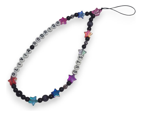 Kit Olivia Rodrigo -3 Itens - Colar + Pulseira + Phone Strap