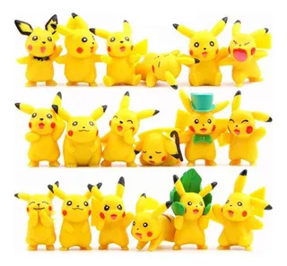 18 Figuras De Pokemon Coleccionables Pikachu De Regalo