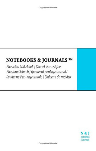 Cuaderno De Musica Notebooks & Journals Pocket Blanco Tapa B