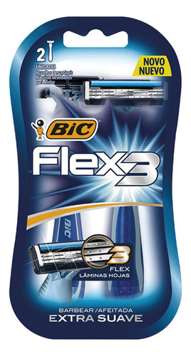 Combo Maquina De Afeitar Depilar Bic Soleil Escape + Flex 3