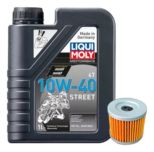 Kit Mantención Suzuki Gz 125 Liqui Moly + Filtro