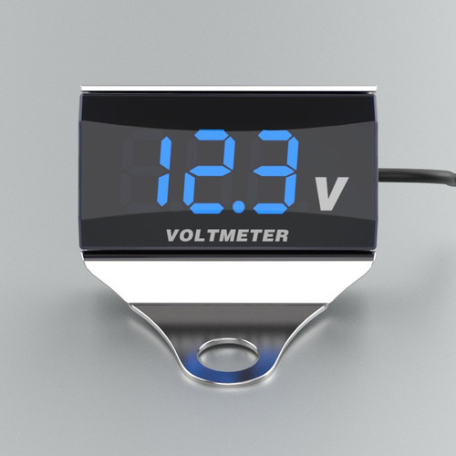 Voltímetro Digital 10-150v Dc Tensão Do Testador De Motocicl