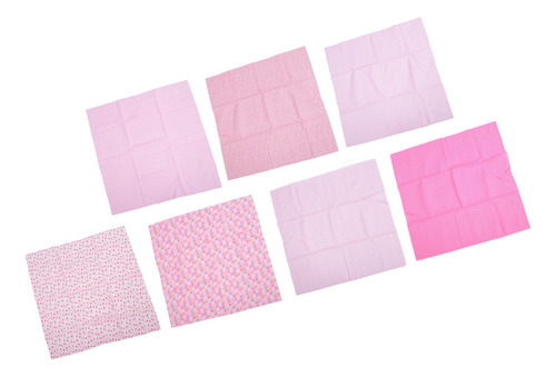 T Tela Estampada Para Manualidades, 7 Piezas, Algodón,