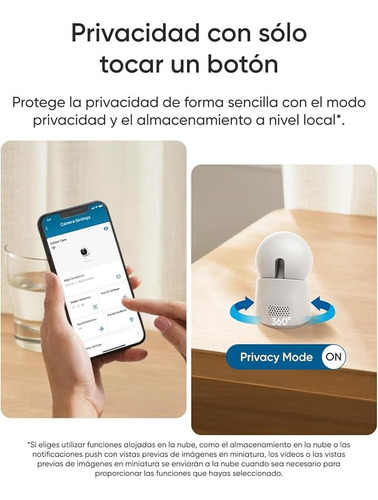 Cámara De Seguridad Eufy E30 Interior 8mp 360° Wifi Ai