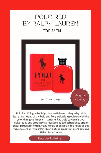 Polo Red De Ralph Lauren 4.2 Oz Edt Para Hombre En Spray