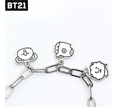 Pulseira Pingente Mascotes Bts Bt21 Para Army Fã K-pop | MercadoLivre