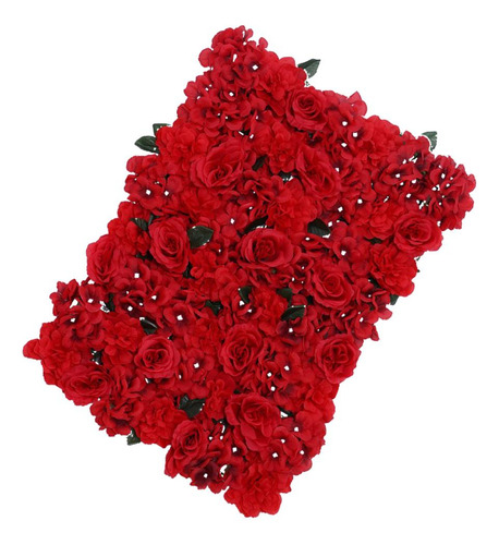 7 Piezas Simulan Paneles De Flores De Seda Vívidos Adornos