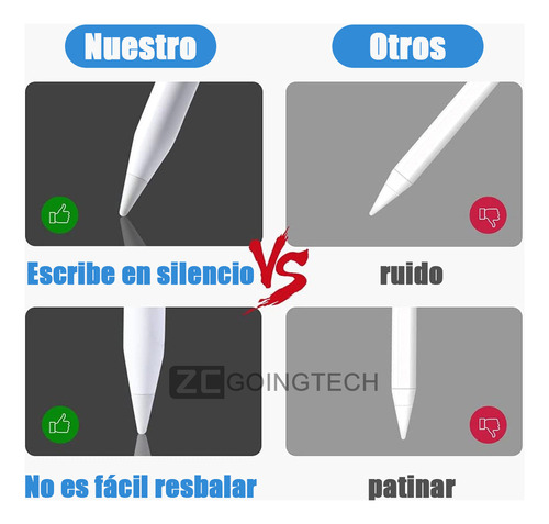 . 6pz Puntas Repuesto For Apple Pencil 1st 2nd Usb-c Con
