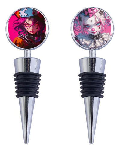 Tapones De Acero Inoxidable Y Silicona Para Vino Payaso Anim Payaso Anime Nombre Del Diseño