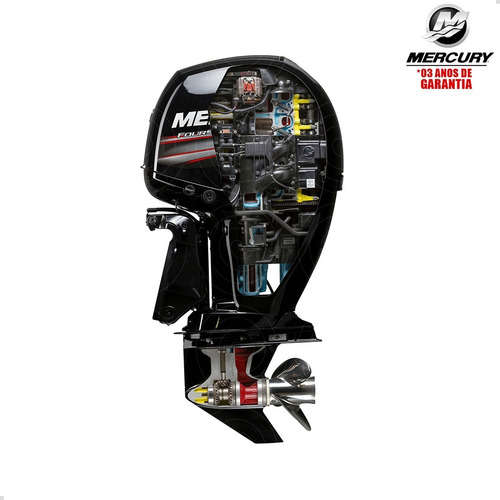 Motor Popa Mercury 4 Tempos 150hp Cxl 3.0l Efi Pess Física