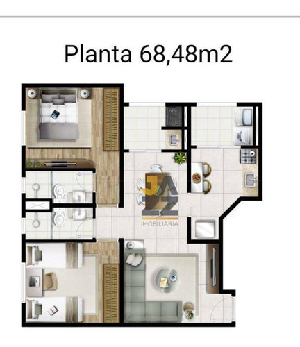 Imagem 17 de 17 de Apartamento Com 2 Dormitórios À Venda, 68 M² Por R$ 454.000,00 - Vila Thais - Atibaia/sp - Ap7572