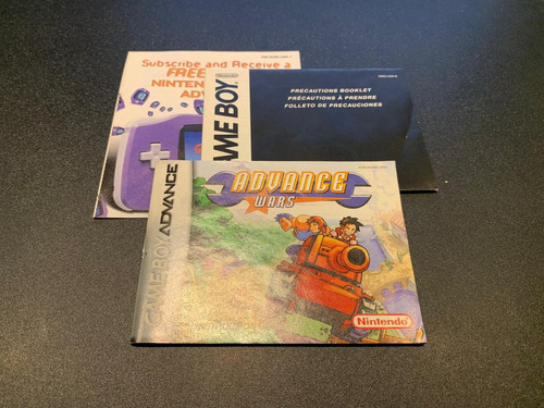 Advance Wars Game Boy Advance Gba (Usado)