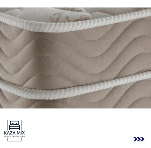 Cama Baú Marrom E Colchão Airtech Springpocket Queen Ortobom