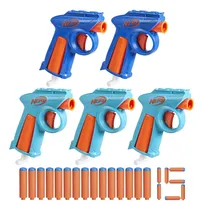 Comprar Nerf Paquete Fiesta Serie N, 5 Lanzadores Y 15 Dardos