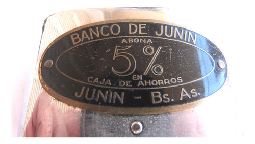 Monijor62-antigua Coleccion Alcancia Banco De Junin Bs. As (Usado)