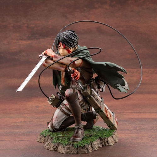 Levi Ackerman Attack On Titan Figura Coleccionable (Usado)