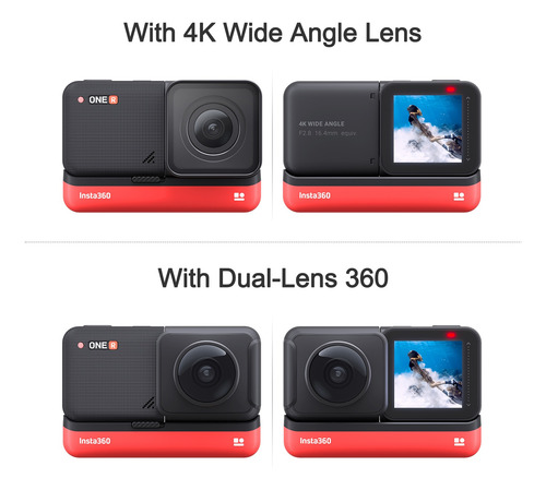 Insta360 One R Twin Edition Dual Lentes Anti-shake Sports