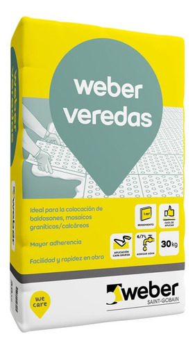 Weber Pegamento Veredas 30 Kg