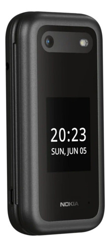Telefone Celular Flip Nokia 2660 Com Tampa Tecla Grande Preto