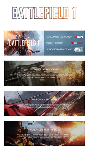 Juego Ps4 Battlelfield 1 Caja Edición Coleccionista.