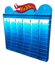 Comprar Exhibidor Para Hot Wheels 60 Pzs Led Tapas Acrílicas Pintado