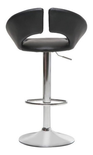 Imagen 3 de 7 de Oferta Del Dia Silla Bar Expressions Bc-2085 Avaris Negra Te