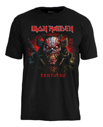 Camiseta Iron Maiden Senjutsu Back Cover Death Snake Stamp