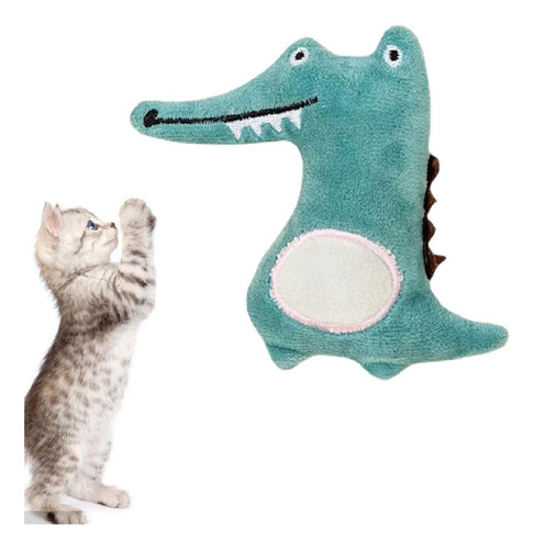 Brinquedo Jacaré Bicho De Pelúcia Para Pet Gatos Cachorros