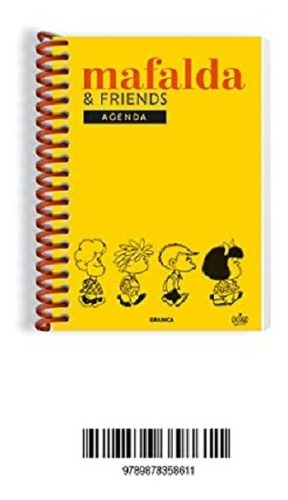 Mafalda Agenda Perpetua Anillada Friends - Quino  - *