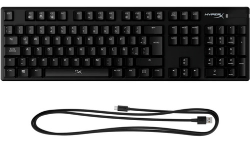 Imagen 6 de 6 de Teclado Mecánico Gamer Hyperx Alloy Origins Sw Red Rgb Sp *