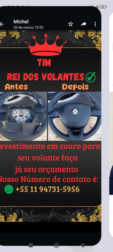 Capas De Couro Ecológico Pra Volantes Gm Fiat Vw Toyota Ford