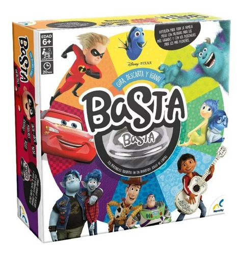 Juego De Mesa ¡basta¡ Nueva Versión Disney Pixar Diversión 