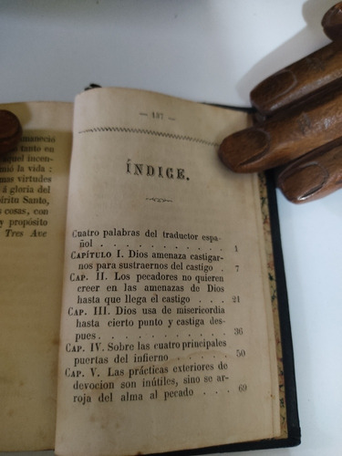 Imagen 3 de 4 de Libro Antiguo Pequeño Avisos San Alfonso María De Ligorio