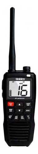 Radio VHF Uniden Atlantis 275 Color negro