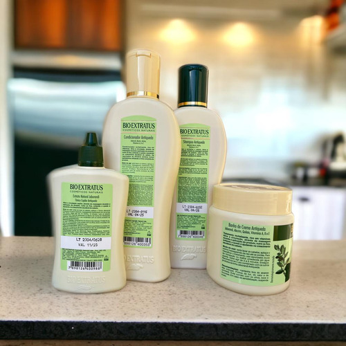 Kit 1 Shamp 1 Cond 1 Banho Creme Jaborandi 250 Ml 1 Tonico