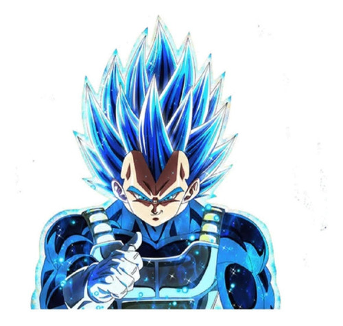 Vegetta/ Dragon Ball /calcamonias Anime/ Para Libros Y Autos
