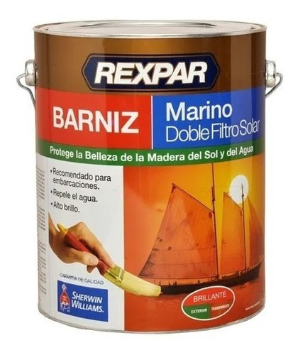 Rexpar Barniz Marino Doble Filtro Solar 4 Lt  Sherwin Frias