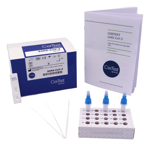 Pruebas Covid Certest Biotec Caja Con 20 Pruebas