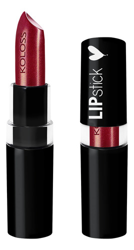 Koloss Batom Bala Lip Stick Cor 117 Vinho Cintilante 3,5g Acabamento Cremoso Cor 117- VINHO CINTILANTE