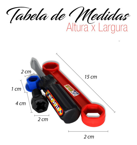 Imagem 6 de 6 de Kit Ferramenta Infantil Conjunto De 7 Peças 123 Útil