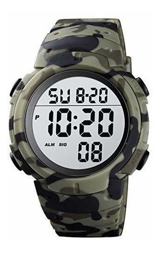 Cakcity Mens Digital Sports Watch Pantalla Led Ggklt